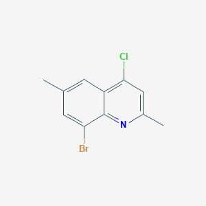 8-Bromo-4-chloro-2,6-dimethylquinoline图片