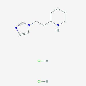 2-[2-(1H-imidazol-1-yl)ethyl]piperidine dihydrochloride图片