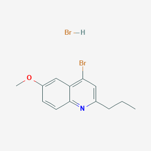 4-Bromo-6-methoxy-2-propylquinoline Hydrobromide图片