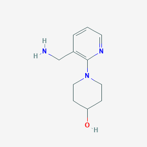 1-[3-(Aminomethyl)-2-pyridinyl]-4-piperidinol图片