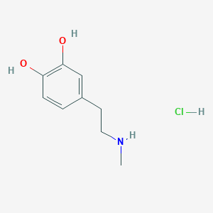 4-[2-(Methylamino)ethyl]benzene-1,2-diol hydrochloride图片