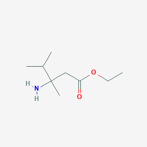 ethyl 3-amino-3,4-dimethylpentanoate图片