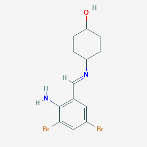 trans-4-[[(2-Amino-3,5-dibromophenyl)methylene]amino]cyclohexanol(Ambroxol Impurity C)图片