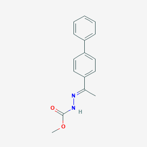 Methyl 2-(1-[1,1'-biphenyl]-4-ylethylidene)-1-hydrazinecarboxylate图片