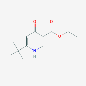 Ethyl 6-(tert-butyl)-4-oxo-1,4-dihydropyridine-3-carboxylate图片