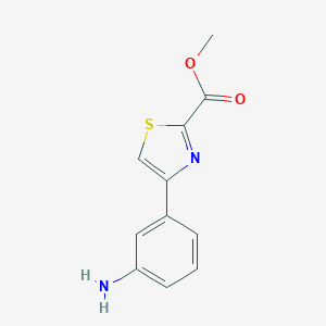 Methyl 4-(3-aminophenyl)thiazole-2-carboxylate图片