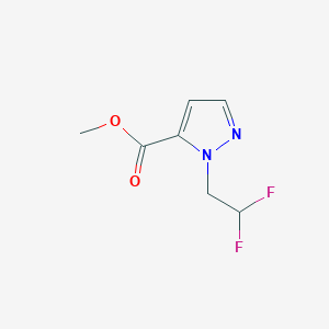 methyl 1-(2,2-difluoroethyl)-1H-pyrazole-5-carboxylate图片