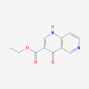 ethyl 4-hydroxy-1,6-naphthyridine-3-carboxylate图片