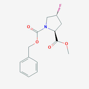 (2S,4R)-1-Benzyl-2-methyl-4-fluoropyrrolidine-1,2-dicarboxylate图片
