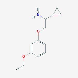 [1-cyclopropyl-2-(3-ethoxyphenoxy)ethyl]amine图片