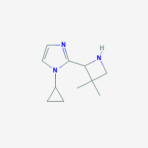 1-cyclopropyl-2-(3,3-dimethylazetidin-2-yl)-1H-imidazole图片