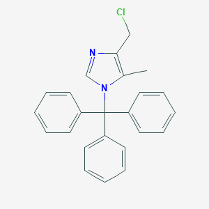 4-(Chloromethyl)-5-methyl-1-trityl-1H-imidazole图片