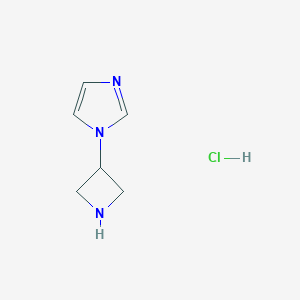 1-(Azetidin-3-yl)-1H-imidazole Dihydrochloride图片