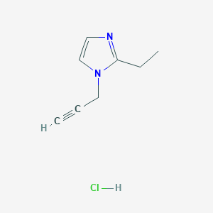 2-ethyl-1-(prop-2-yn-1-yl)-1H-imidazole hydrochlorideͼƬ