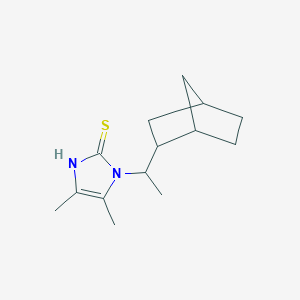 1-(1-{Bicyclo[2,2,1]heptan-2-yl}ethyl)-4,5-dimethyl-1H-imidazole-2-thiol图片