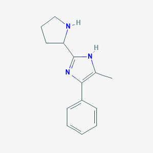 5-Methyl-4-phenyl-2-(pyrrolidin-2-yl)-1H-imidazole图片