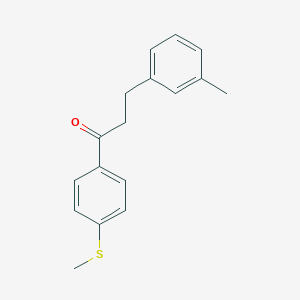 3-(3-Methylphenyl)-4'-thiomethylpropiophenone图片