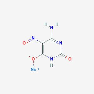 4-Amino-2,6-dihydroxy-5-nitrosopyrimidine Sodium Salt图片