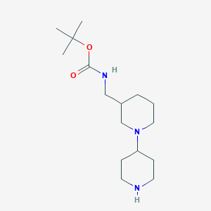 tert-Butyl(1,4'-bipiperidin-3-ylmethyl)-carbamate图片