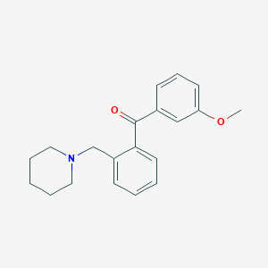 3'-Methoxy-2-piperidinomethyl benzophenone图片