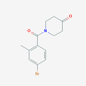 1-(4-Bromo-2-methylbenzoyl)piperidin-4-one图片