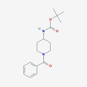 tert-Butyl 1-benzoylpiperidin-4-ylcarbamate图片