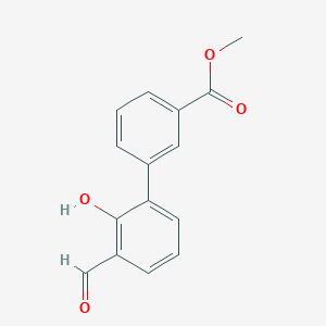 2-Formyl-6-(3-methoxycarbonylphenyl)phenol图片