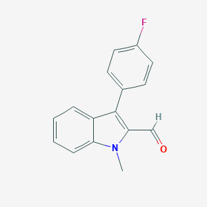 2-Formyl-3-(4-Fluorophenyl)-1-N-Methyl Indole图片