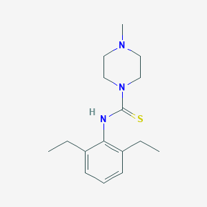 N-(2,6-Diethylphenyl)-4-methylpiperazine-1-carbothioamide图片