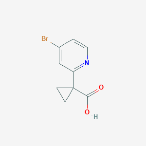 1-(4-Bromopyridin-2-yl)cyclopropane-1-carboxylic acid图片