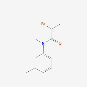 2-bromo-N-ethyl-N-(3-methylphenyl)butanamide图片