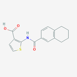 2-(5,6,7,8-Tetrahydronaphthalene-2-amido)thiophene-3-carboxylic Acid图片