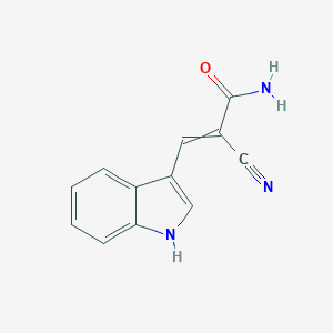 ALPHA-CYANO-3-INDOLEACRYLAMIDE图片