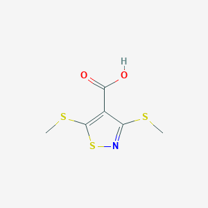 3,5-bis(methylsulfanyl)-1,2-thiazole-4-carboxylic acid图片