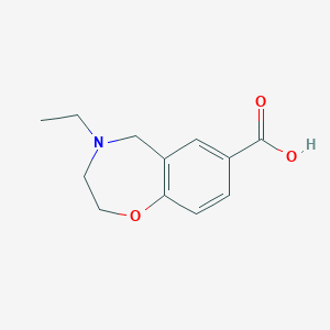 4-ethyl-2,3,4,5-tetrahydrobenzo[f][1,4]oxazepine-7-carboxylic acid图片