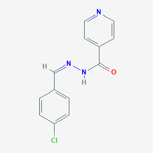 4-PYRIDINECARBOXYLIC ACID N-(4-CHLOROBENZYLIDENE)HYDRAZIDE图片