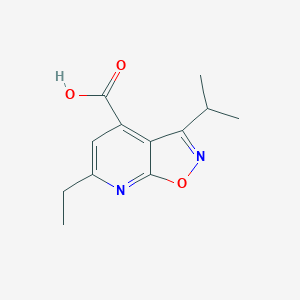 6-Ethyl-3-(propan-2-yl)-[1,2]oxazolo[5,4-b]pyridine-4-carboxylic Acid图片