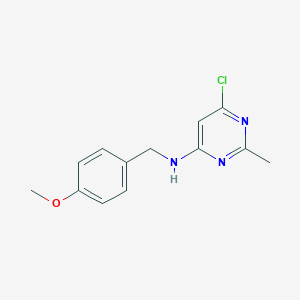 6-氯-N-(4-甲氧苄基)-2-甲基嘧啶-4-胺图片