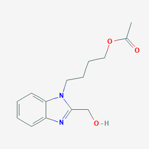 4-(2-(羟甲基)-1H-苯并[d]咪唑-1-基)丁基醋酸盐图片