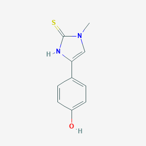4-(2-mercapto-1-methyl-1H-imidazol-4-yl)phenol图片