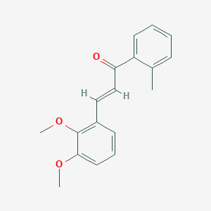 (2E)-3-(2,3-dimethoxyphenyl)-1-(2-methylphenyl)prop-2-en-1-one图片