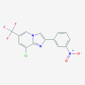 8-Chloro-2-(3-nitrophenyl)-6-(trifluoromethyl)imidazo[1,2-a]pyridine图片