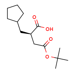 (2R)-4-(tert-butoxy)-2-(cyclopentylmethyl)-4-oxobutanoicacid图片