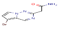 2-{5-bromopyrrolo[2,1-f][1,2,4]triazin-2-yl}acetamide图片