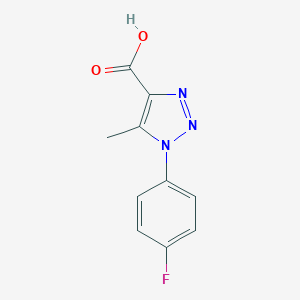 1-(4-氟苯基)-5-甲基-1,2,3-三唑-4-甲酸图片