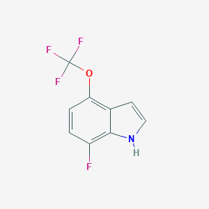 7-Fluoro-4-trifluoromethoxy-1H-indole图片