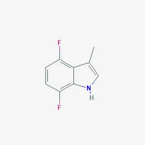 4,7-Difluoro-3-methyl 1H-indole图片