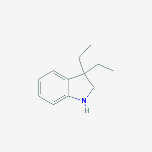 3,3-diethyl-2,3-dihydro-1H-indole图片