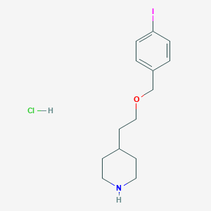 4-{2-[(4-Iodobenzyl)oxy]ethyl}piperidinehydrochloride图片