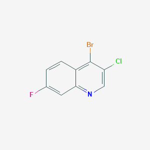 4-Bromo-3-chloro-7-fluoroquinoline图片